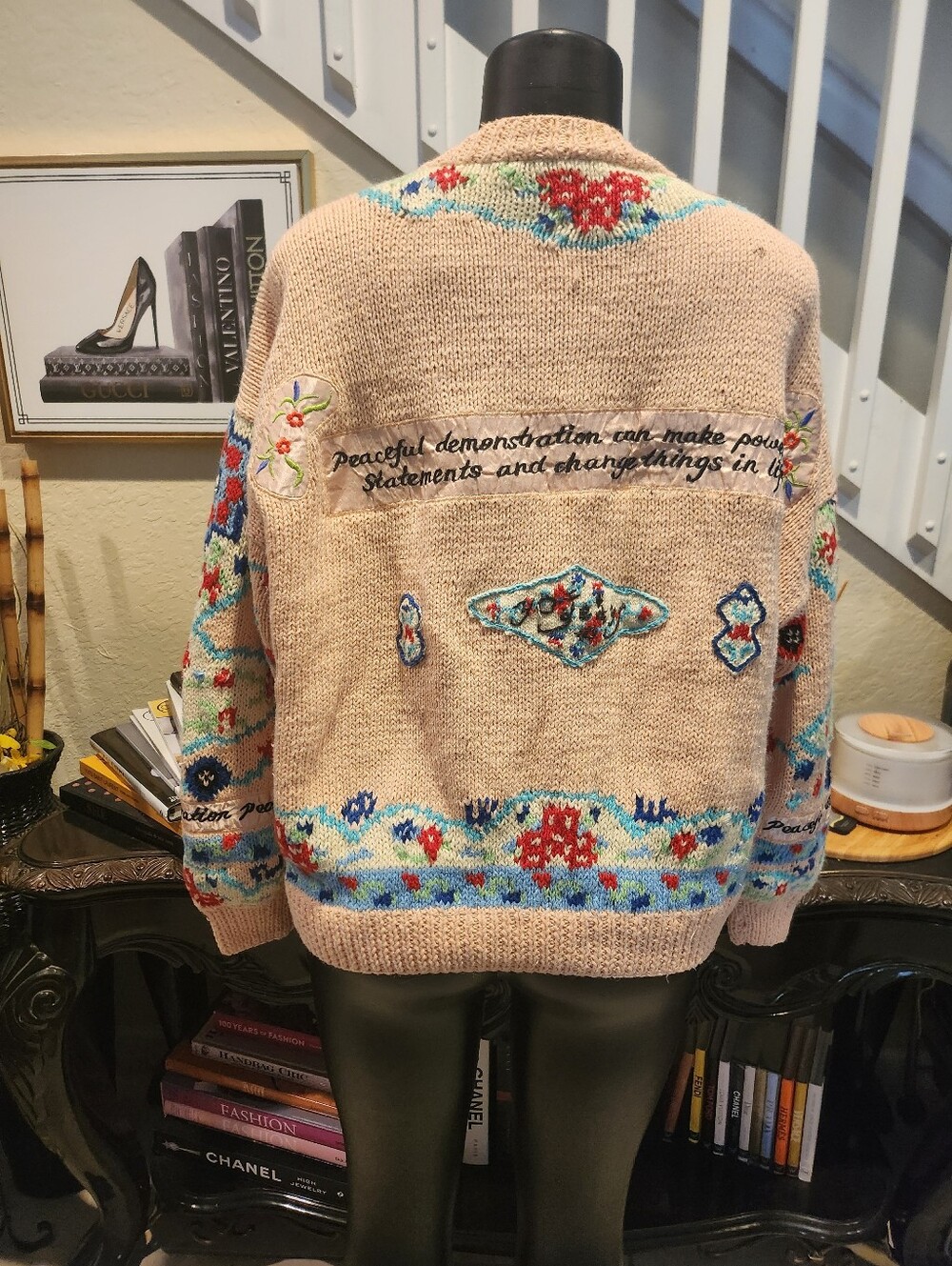 NO! Knit cardigan sweater OS - Picture 4 of 6